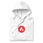 Avalanche AVAX Pullover Hoodie - lifestyle worn view