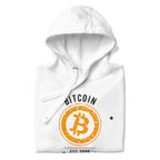Bitcoin Est. 2009 Hoodie - color options flat lay