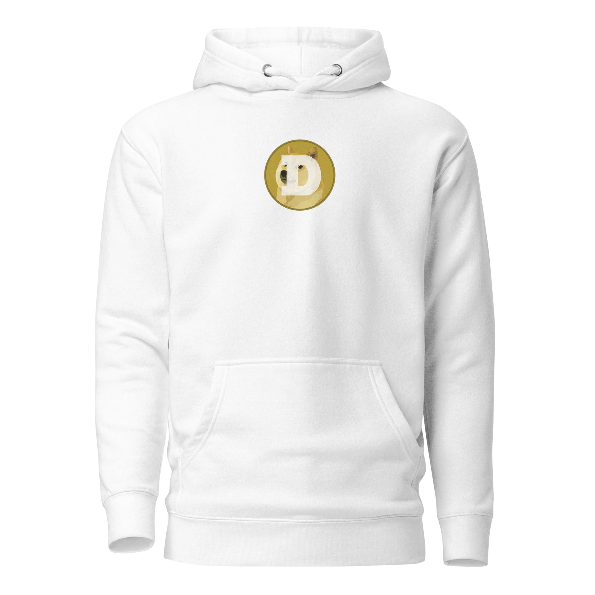 Dogecoin Soft Cotton Pullover Hoodie