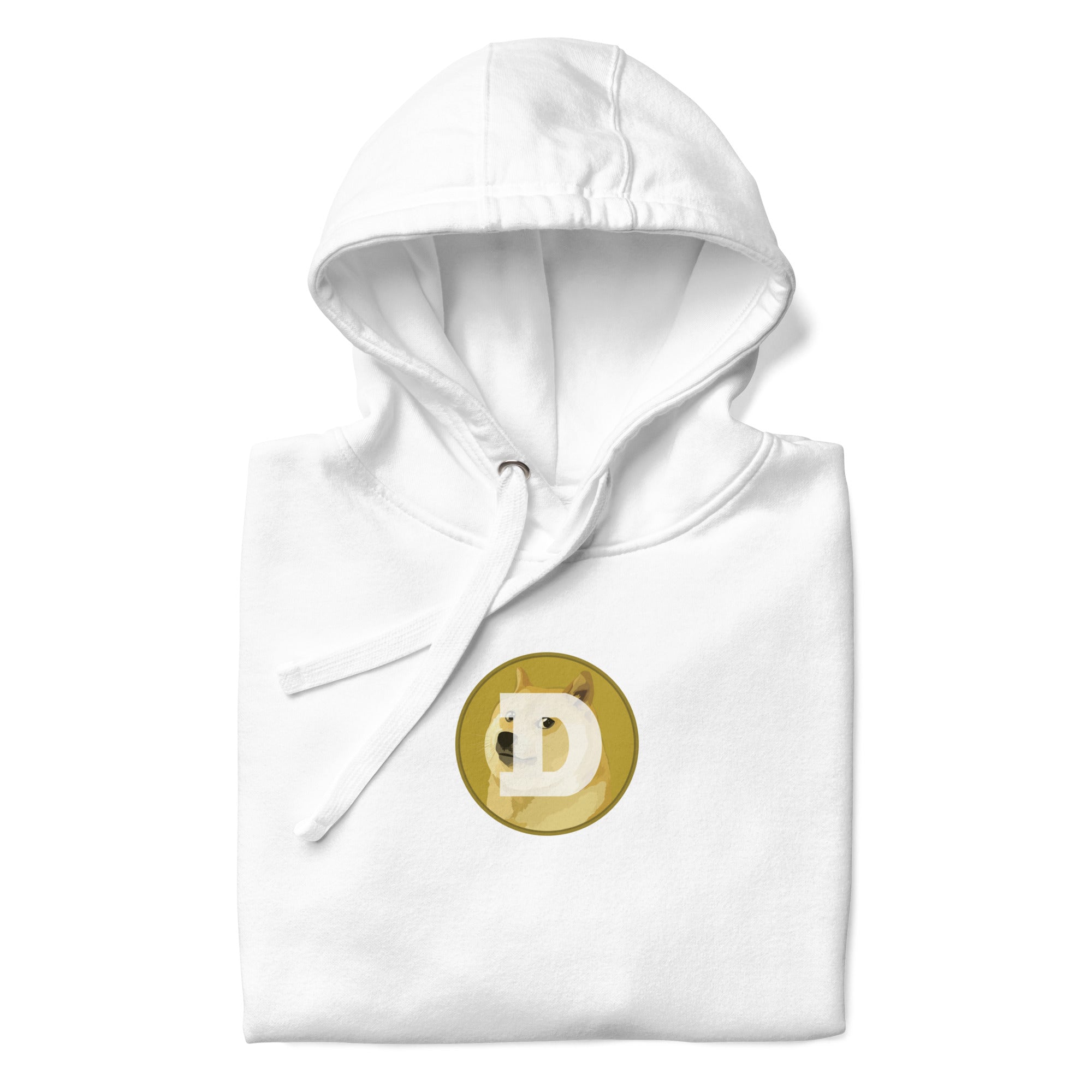 Dogecoin Soft Cotton Pullover Hoodie
