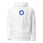 Chainlink LINK Hoodie - front view white