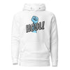 HODL Bitcoin Crypto Pullover Hoodie - front view black