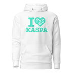 I Love Kaspa KAS Crypto Pullover Hoodie - front view black