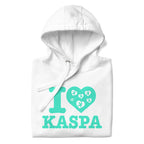 I Love Kaspa KAS hoodie - lifestyle worn view