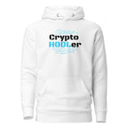 Crypto HODLer Design 2 Hoodie - front view white