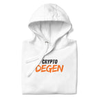 Crypto Degen lifestyle hoodie - lifestyle worn view