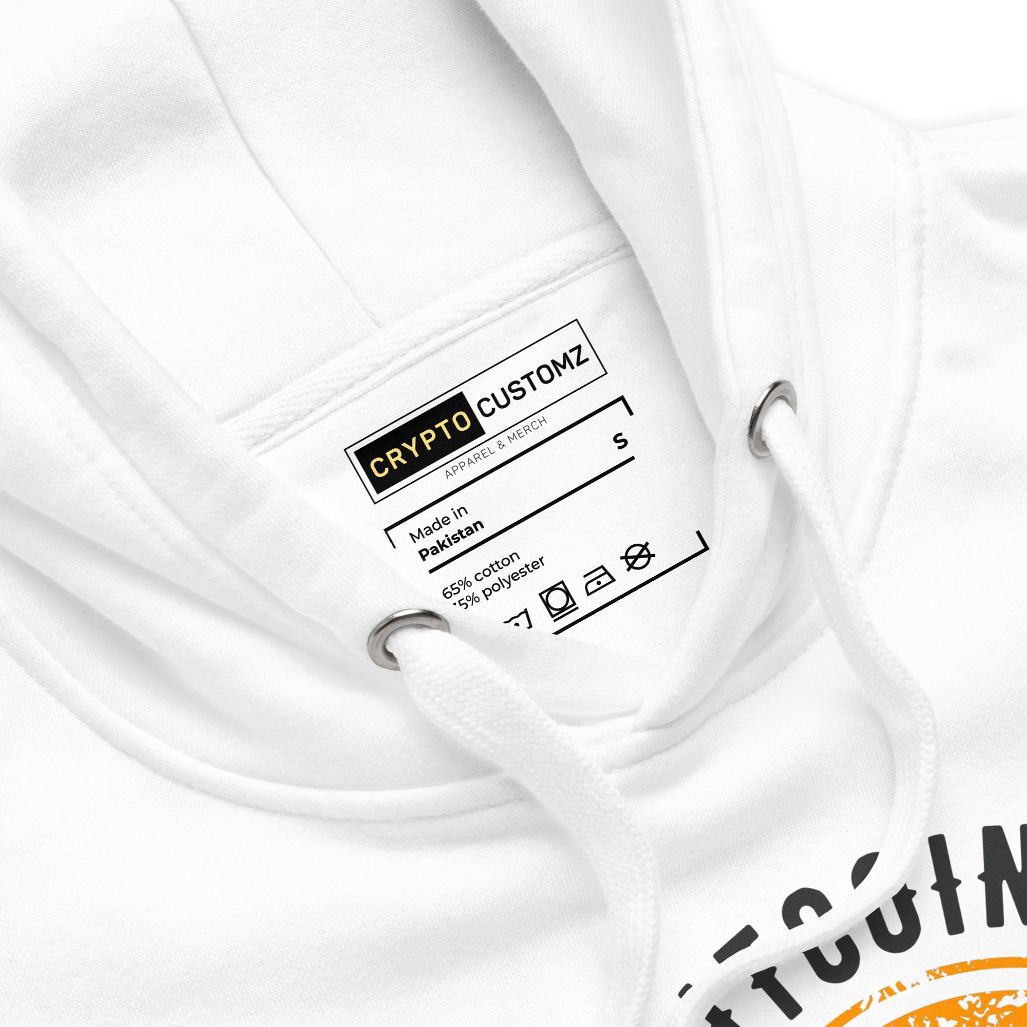 Bitcoin Est. 2009 Soft Cotton Pullover Hoodie