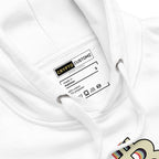 Retro Bitcoin "B" Logo Soft Cotton Pullover Hoodie