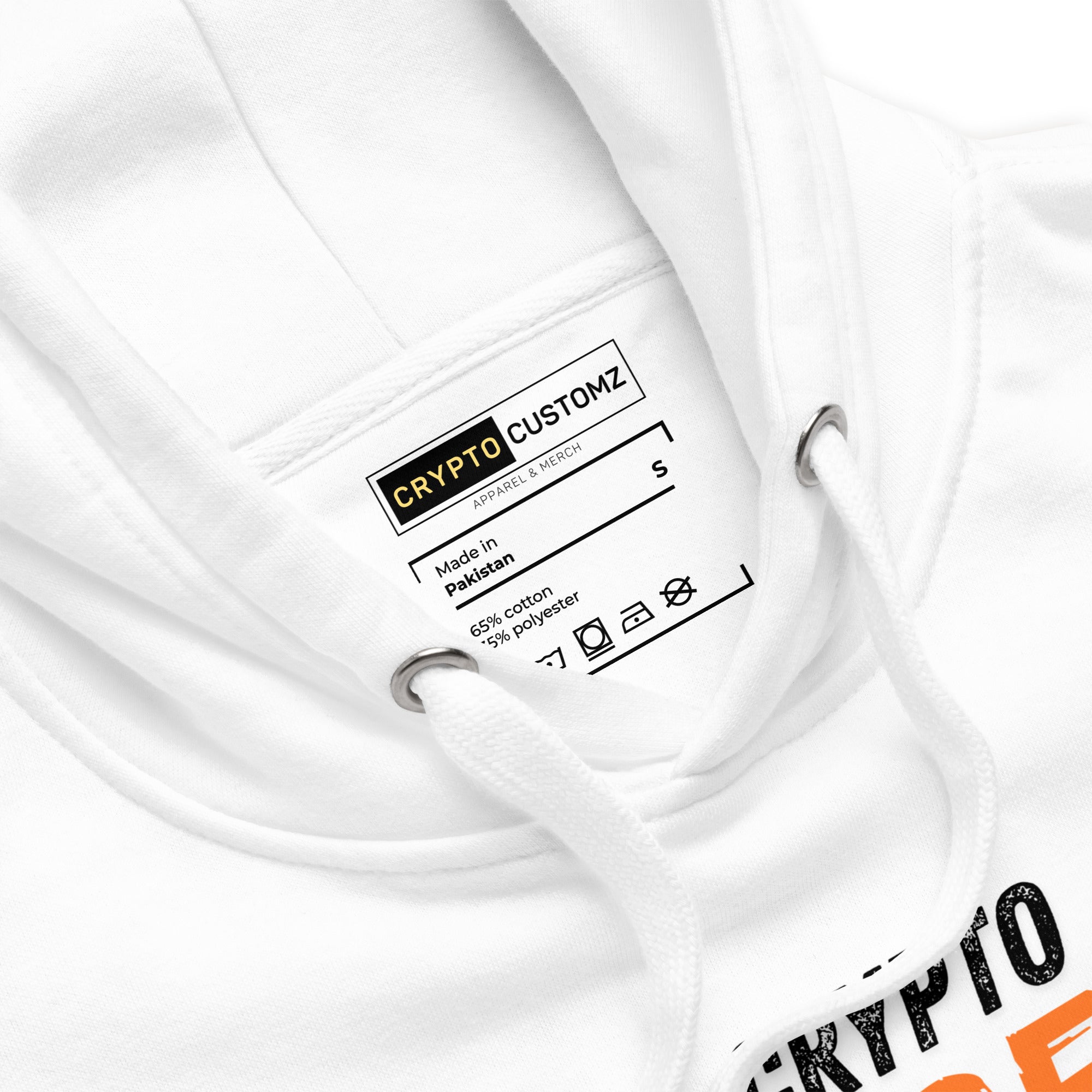 Crypto Degen Soft Cotton Pullover Hoodie