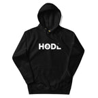 HODL Bitcoin Crypto Graphic Hoodie - lifestyle worn view