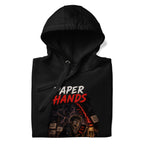 Paper Hands Reaper Crypto Graphic Hoodie - front view white