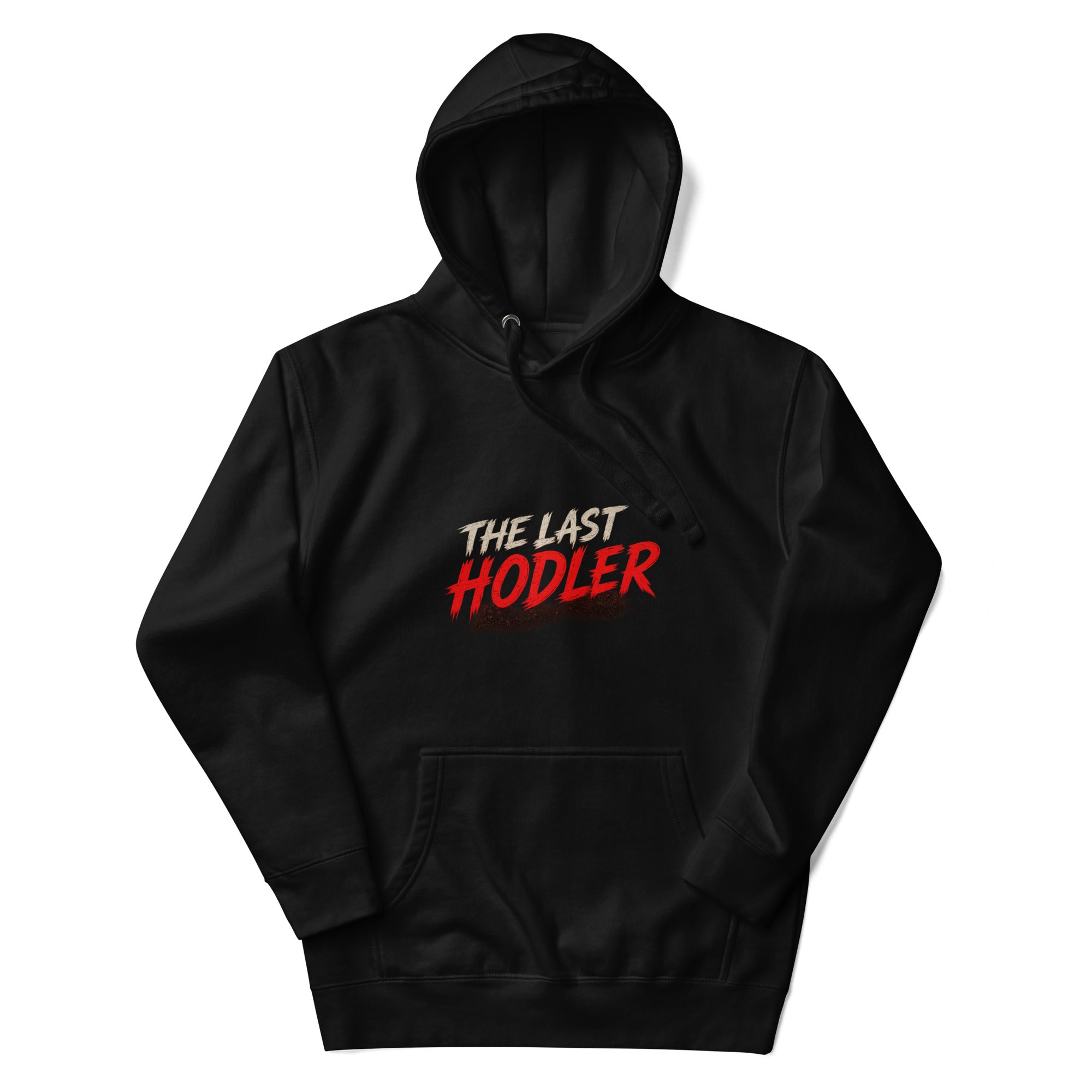 The Last HODLER Crypto Graphic Hoodie - back view