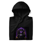 The Fud King Throne Crypto Graphic Hoodie - front view white