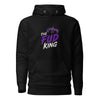 The Fud King Crypto Graphic Hoodie - front view black