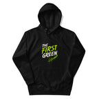 The First Green Crypto Graphic Hoodie - back view
