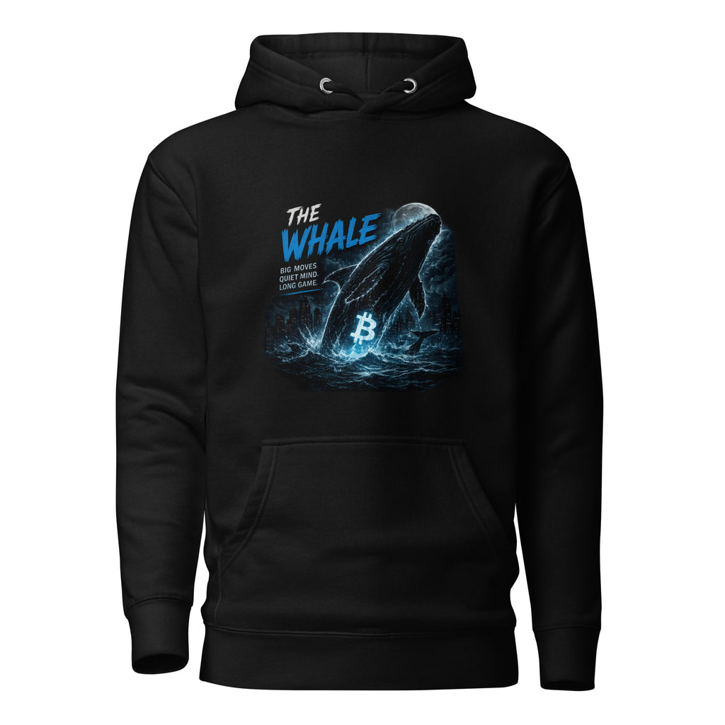 The Crypto Graphic Hoodie - front view black