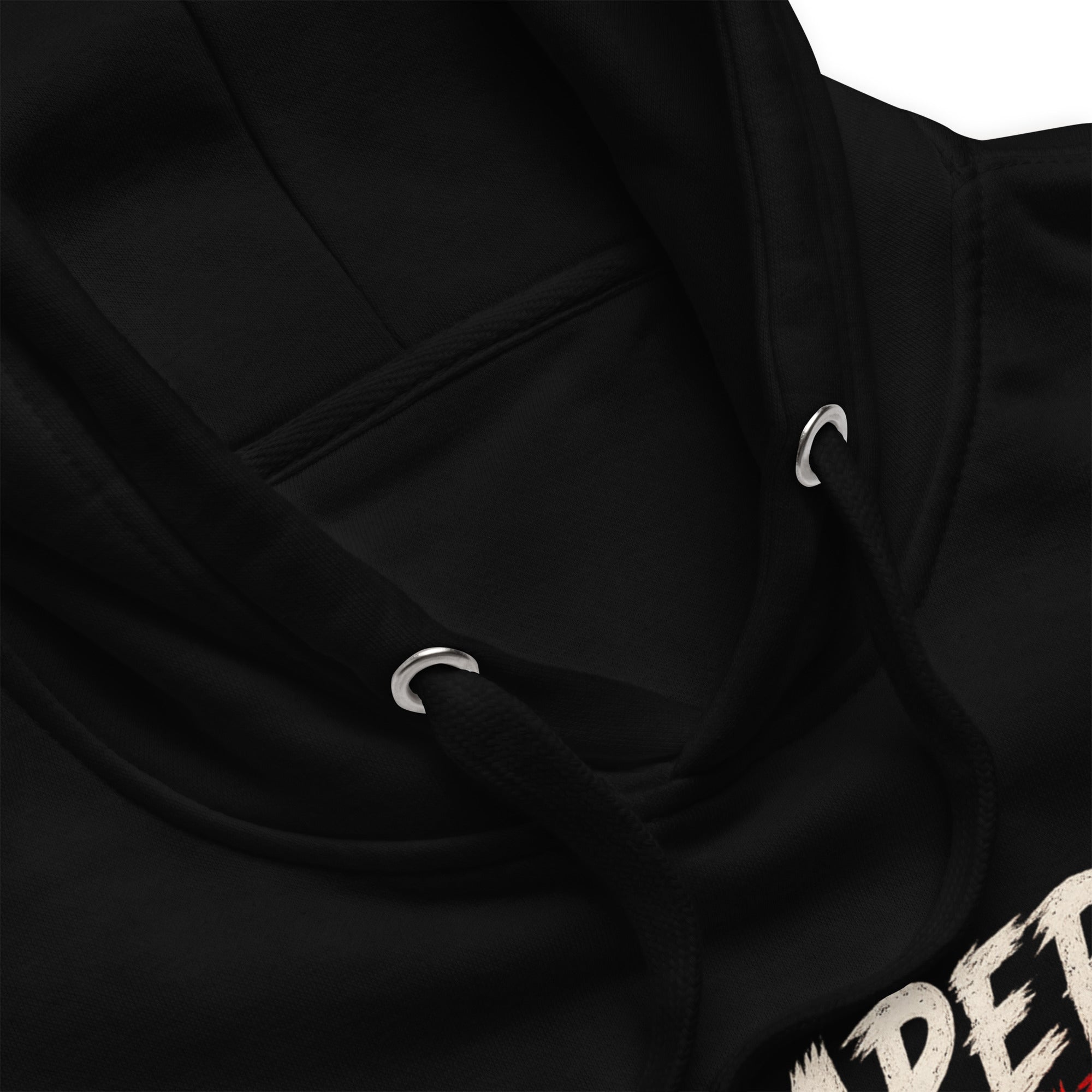 Paper Hands Hold The Line Crypto Graphic Hoodie - product detail closeup