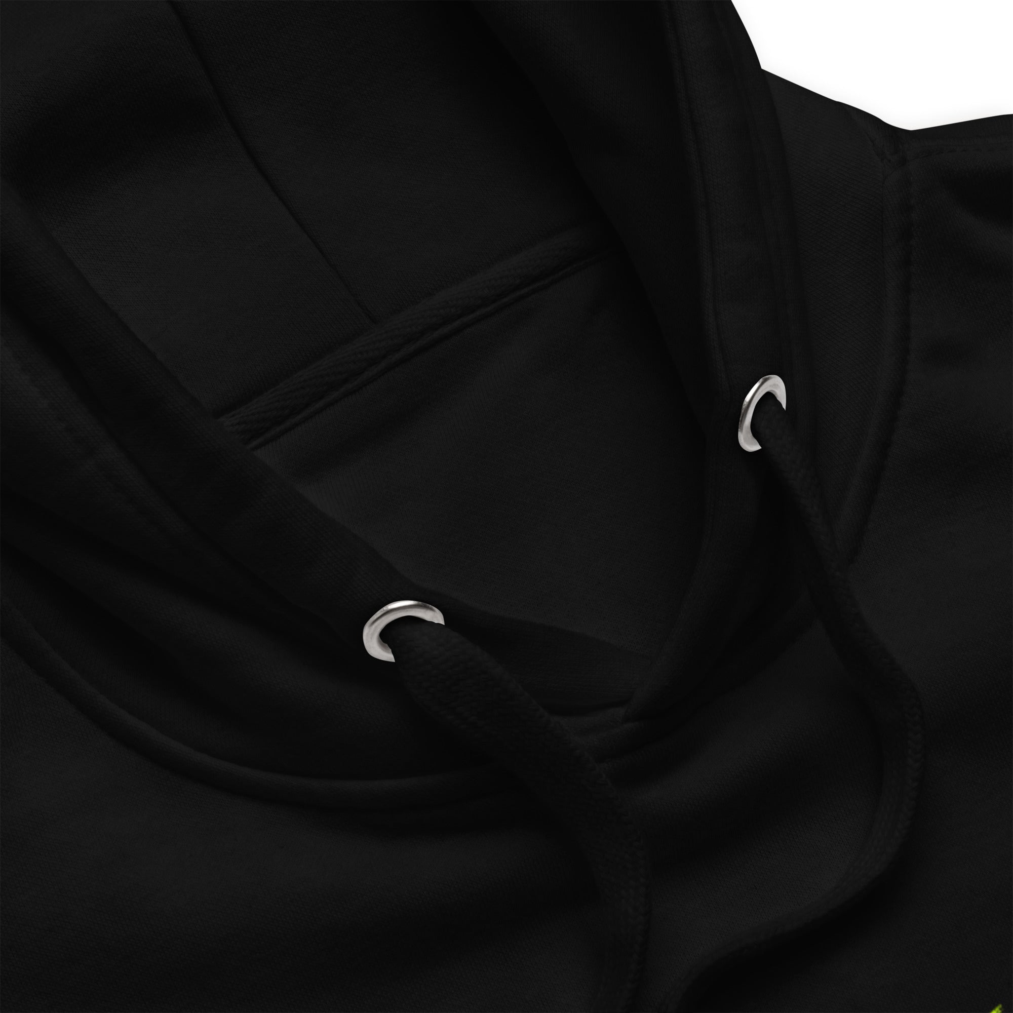 The First Green Crypto Graphic Hoodie - product detail closeup