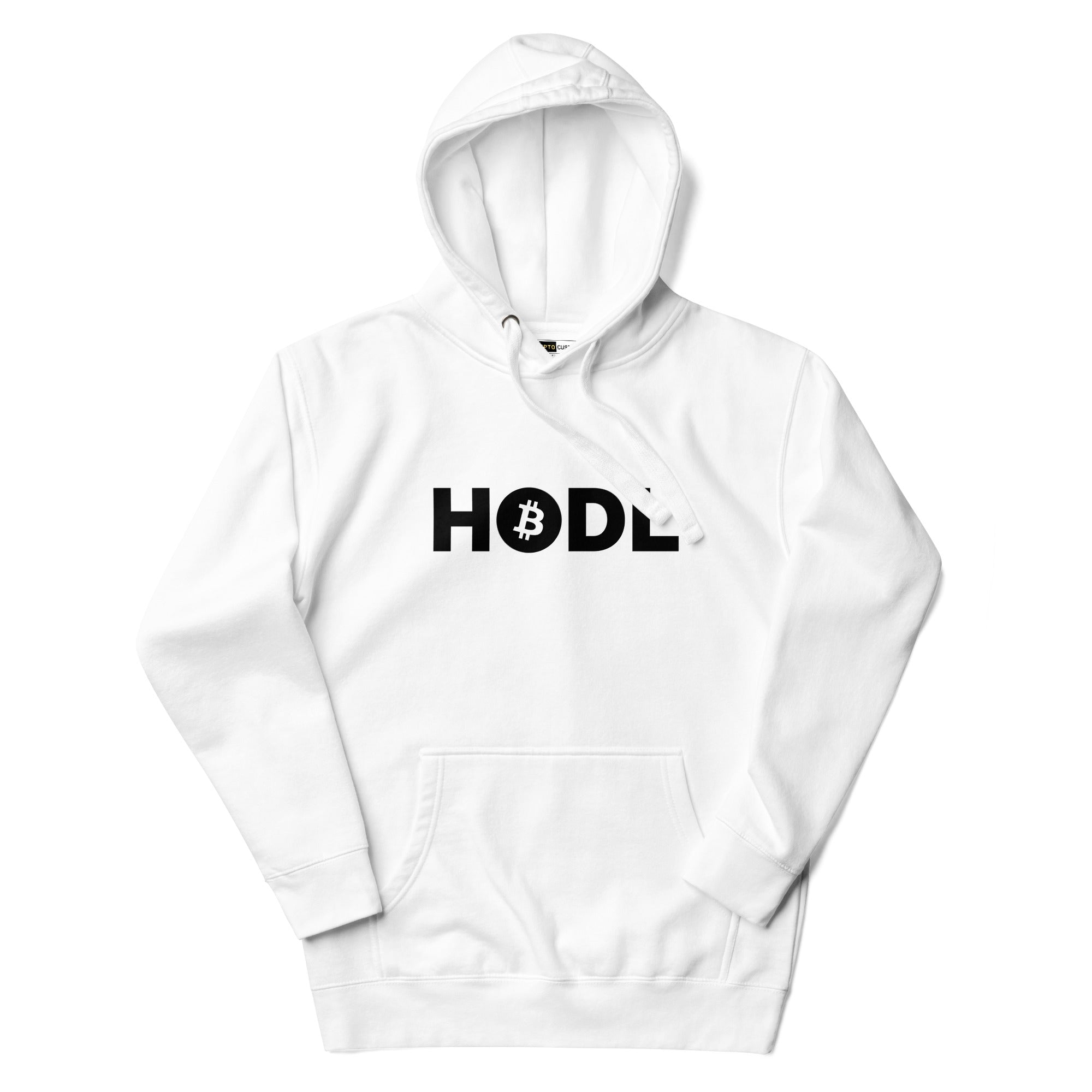 HODL Bitcoin Crypto Graphic Hoodie - product detail closeup