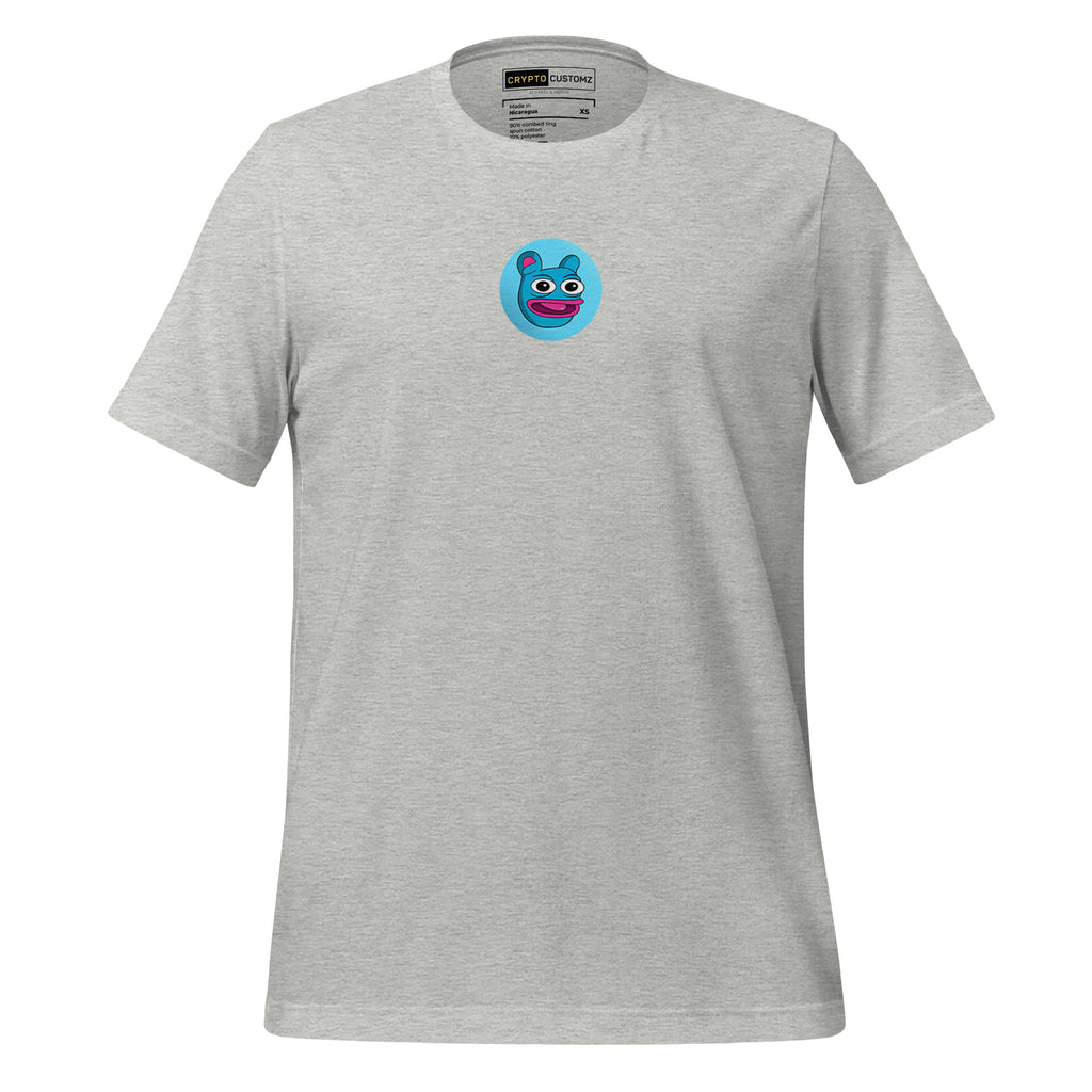 Brett meme coin crypto tee - color options flat lay