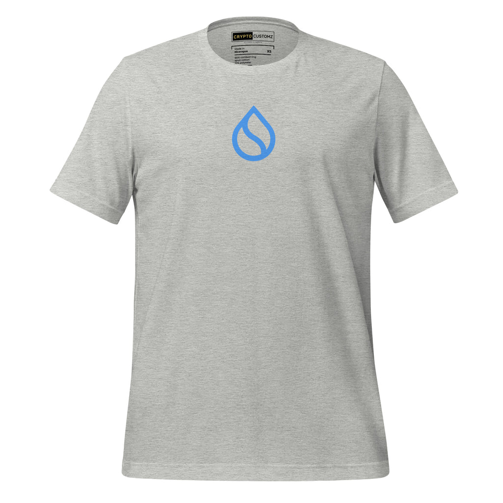 Sui SUI crypto tee - color options flat lay
