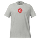 Avalanche AVAX crypto tee - color options flat lay