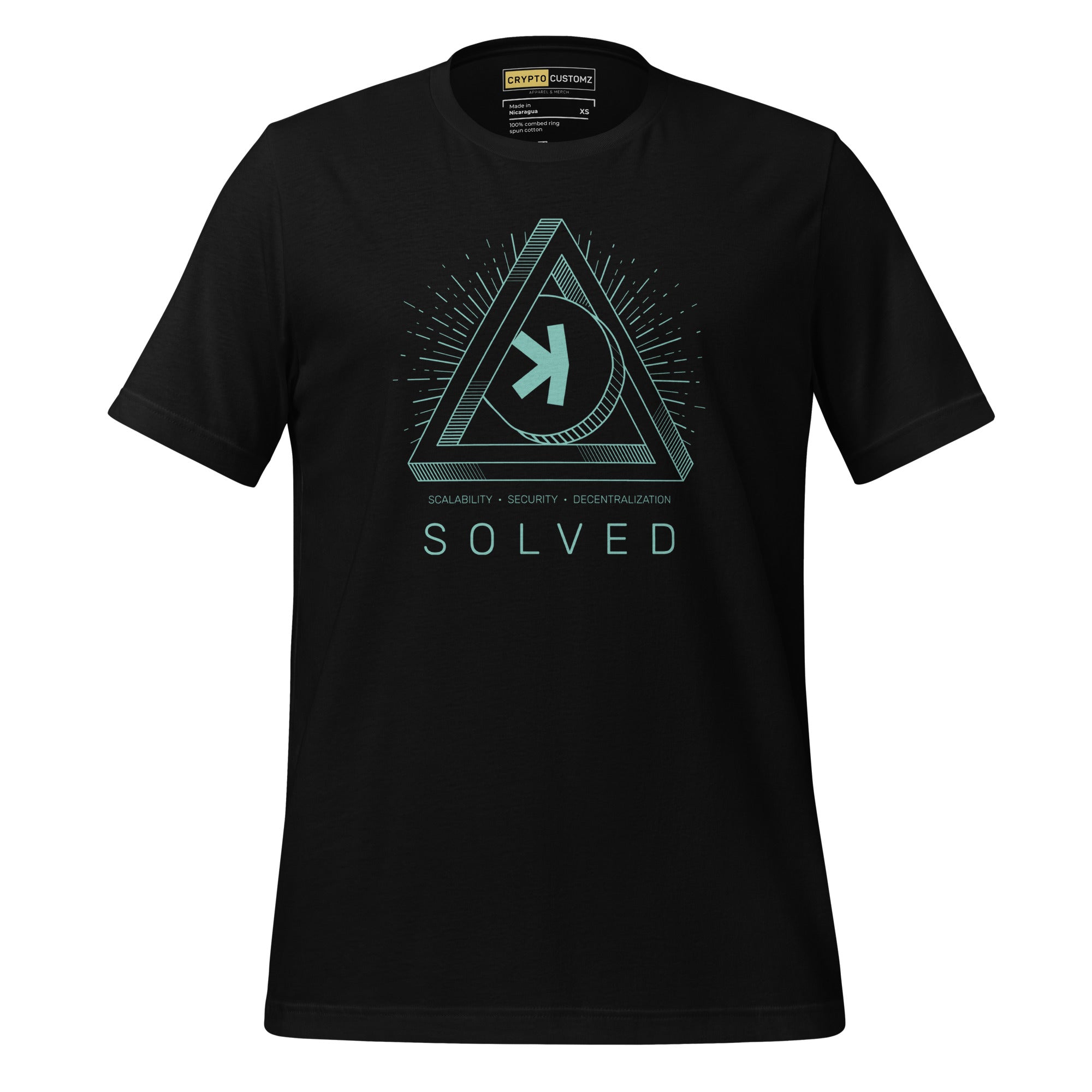 Kaspa Trilema Solved Soft Cotton T-Shirt