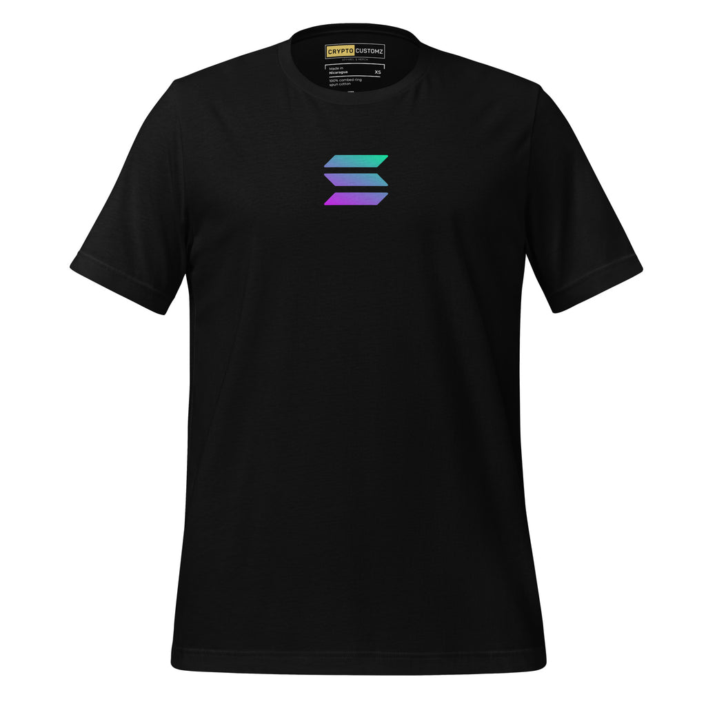 Solana SOL T-Shirt - front view white