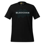 Crypto Blockchain T-Shirt - front view black