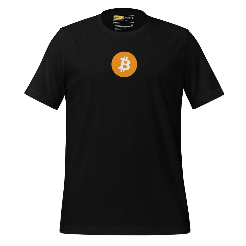 Bitcoin BTC T-Shirt - front view white