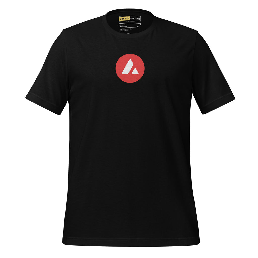 Avalanche AVAX T-Shirt - front view white