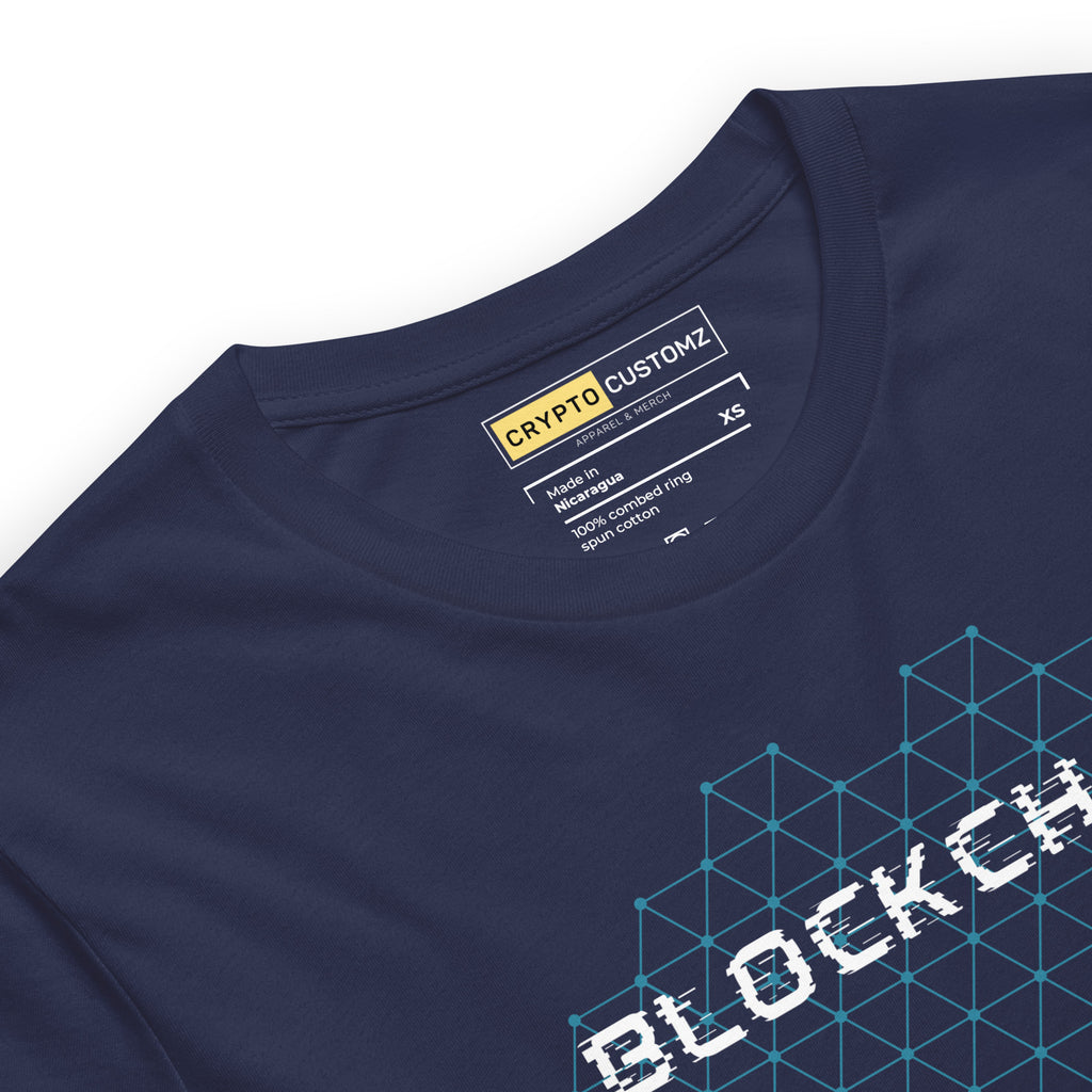 Crypto Blockchain T-Shirt - lifestyle worn view