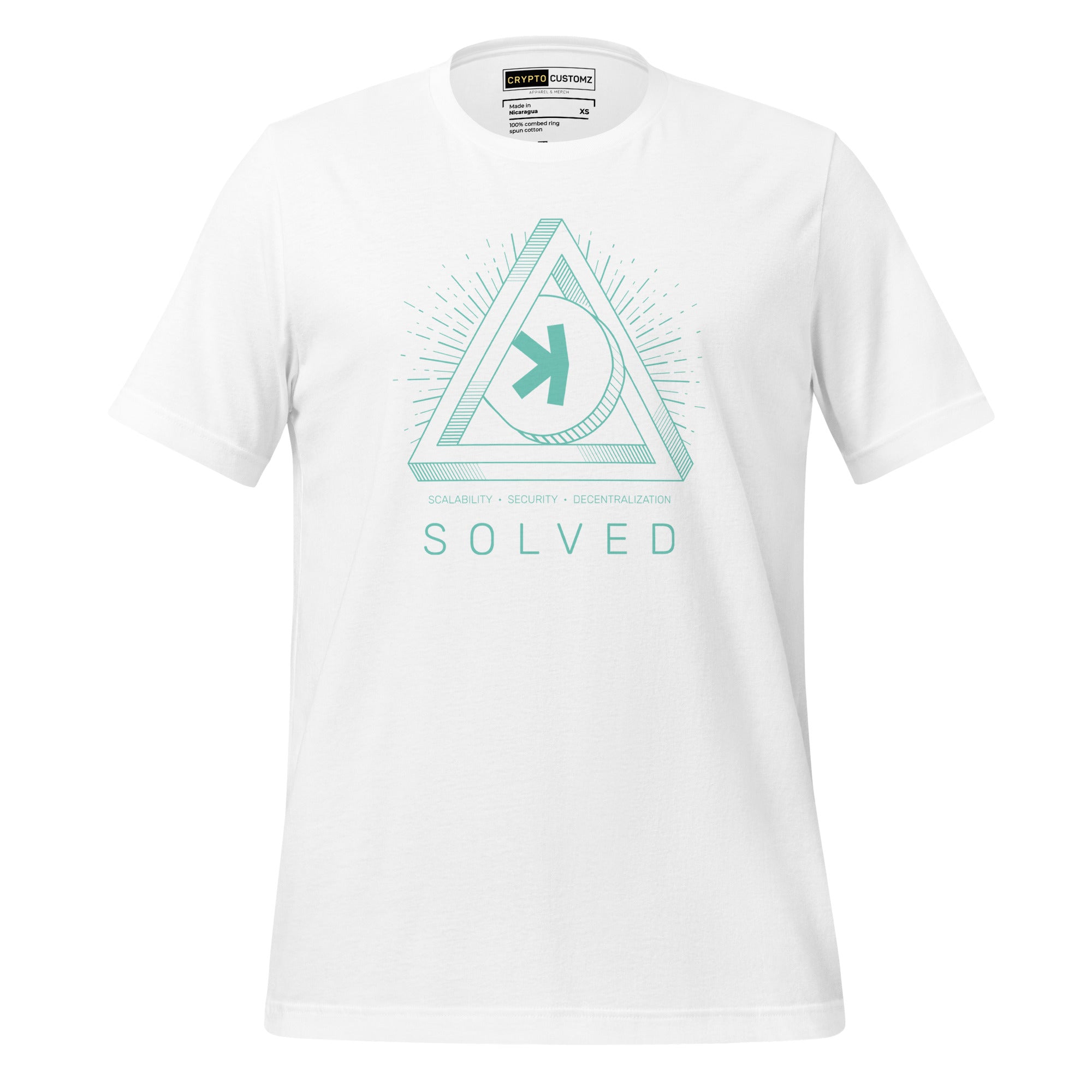 Kaspa Trilema Solved Soft Cotton T-Shirt