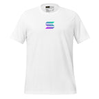 Solana SOL Crypto T-Shirt - front view black