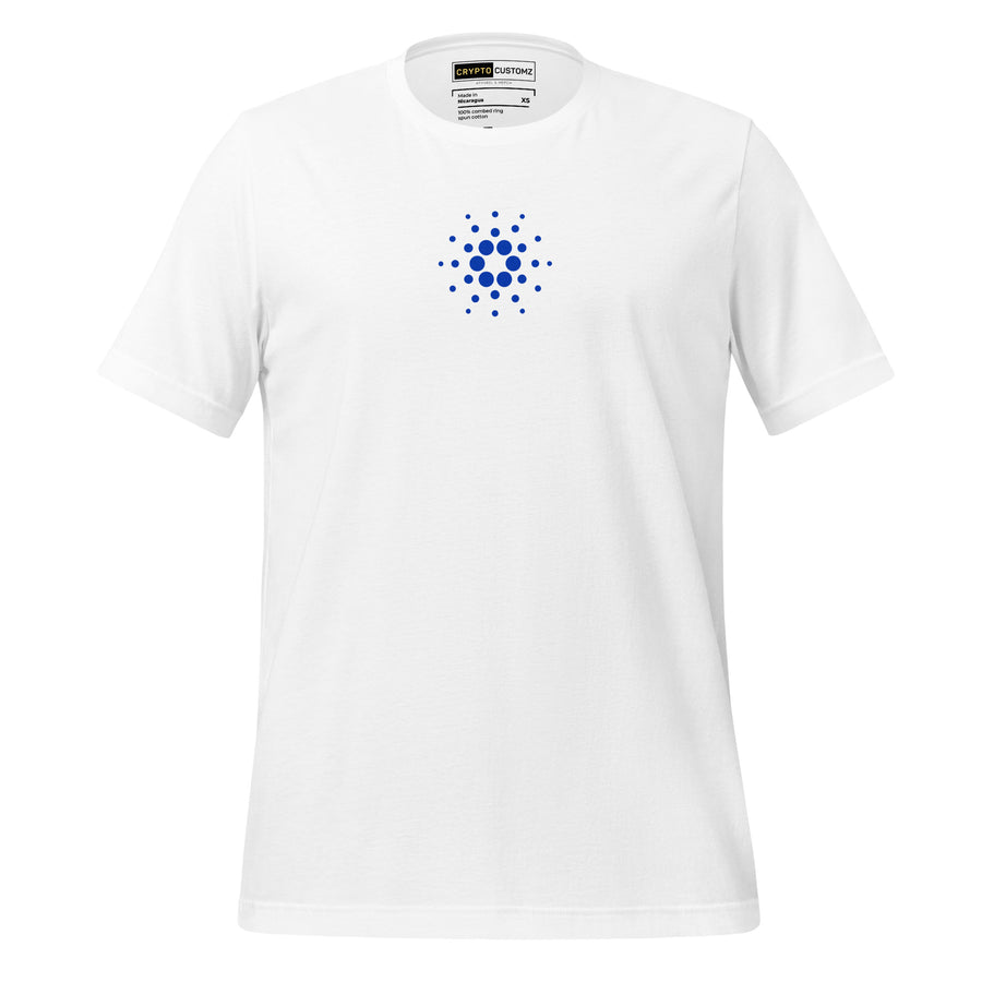 Cardano ADA Crypto T-Shirt - front view black