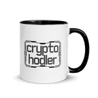 Crypto HODLer Glossy White Ceramic Coffee Mug 11oz - right view