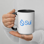 Sui SUI crypto mug - left side view