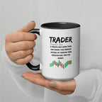 Crypto Trader mug - left side view