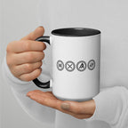 ISO crypto coins mug - left side view