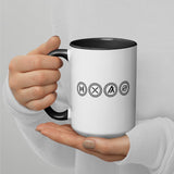 ISO crypto coins mug - left side view