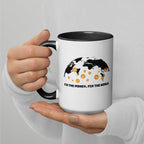 Fix The Money Fix The World Bitcoin crypto mug - left side view