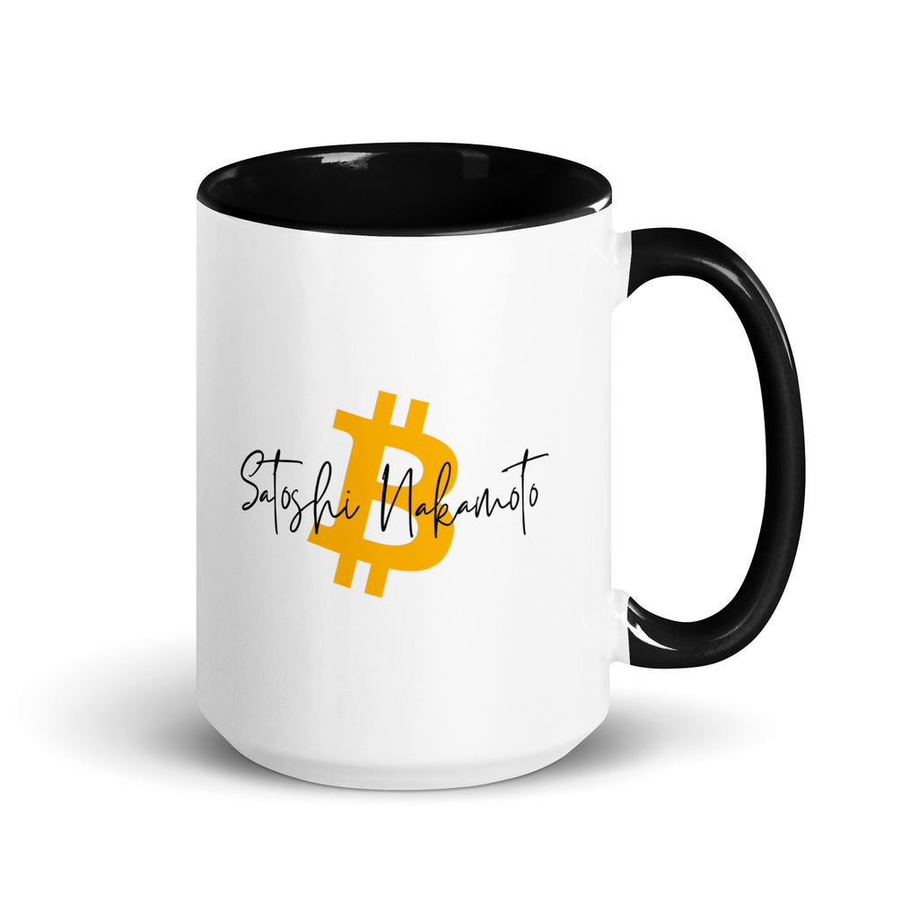 Satoshi Nakamoto Coffee Mug 15oz - right view