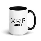 XRP Army Glossy White Coffee Mug 15oz - right view