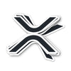 XRP Ripple Logo Waterproof Vinyl Crypto Sticker - XRP blue logo