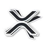 XRP Ripple Logo Waterproof Vinyl Crypto Sticker - XRP blue logo